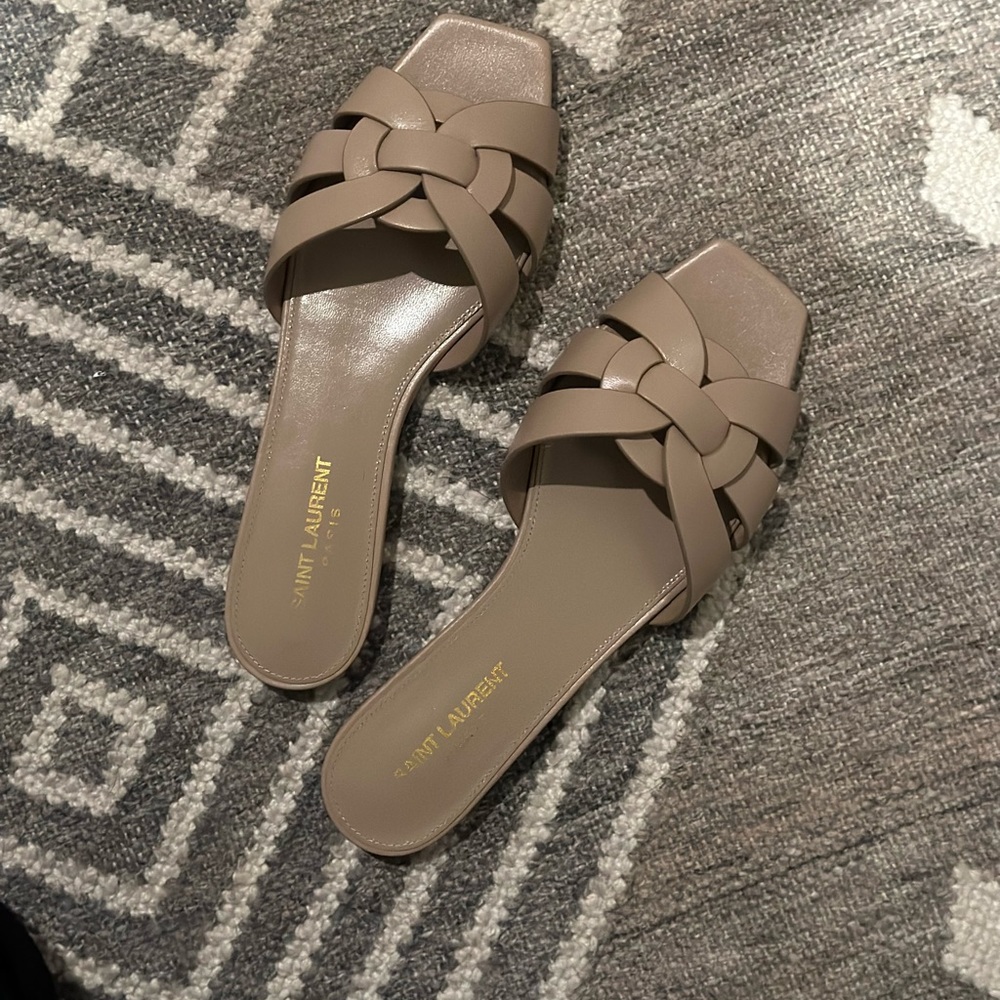 Saint Laurent Tribute Mule Sandal